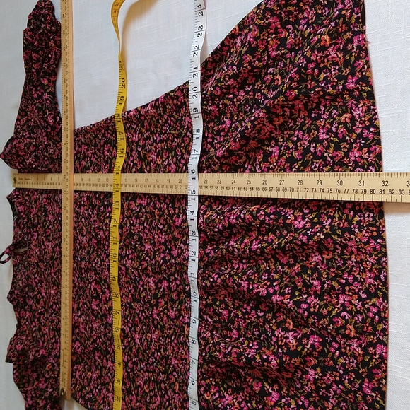 H&M autumn floral mini dress size Xsmall - Picture 11 of 13